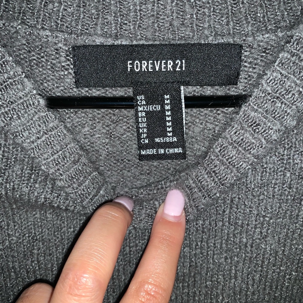 Dark grey Forever 21 sweater